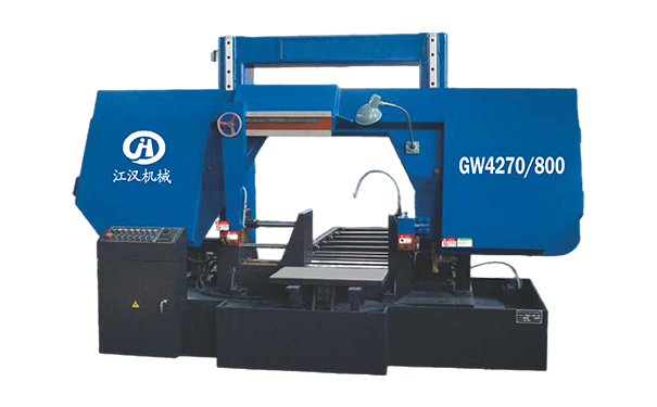 大朗镇GW4270/800双柱龙门卧式带锯床